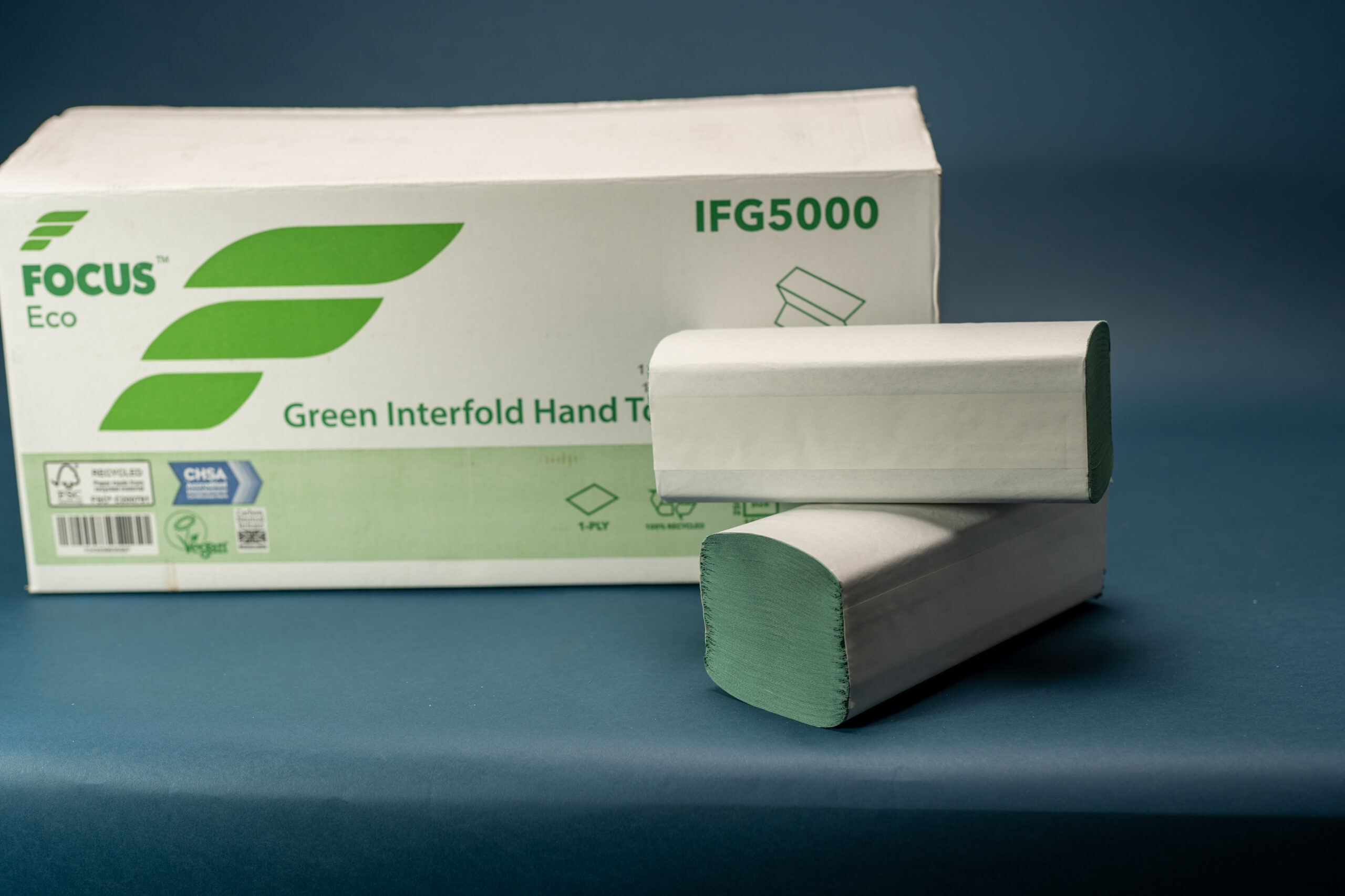 Inter Fold Hand Green Interfold Hand Towel 1ply x 5000 - VALTORA